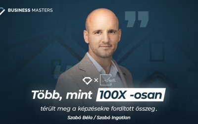 Több, mint 100X-osan terült meg a képzésekre fordított összeg! – interjú Szabó Bélával